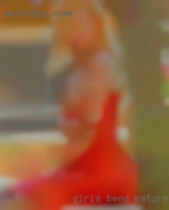 Girls bend mature over for screen.